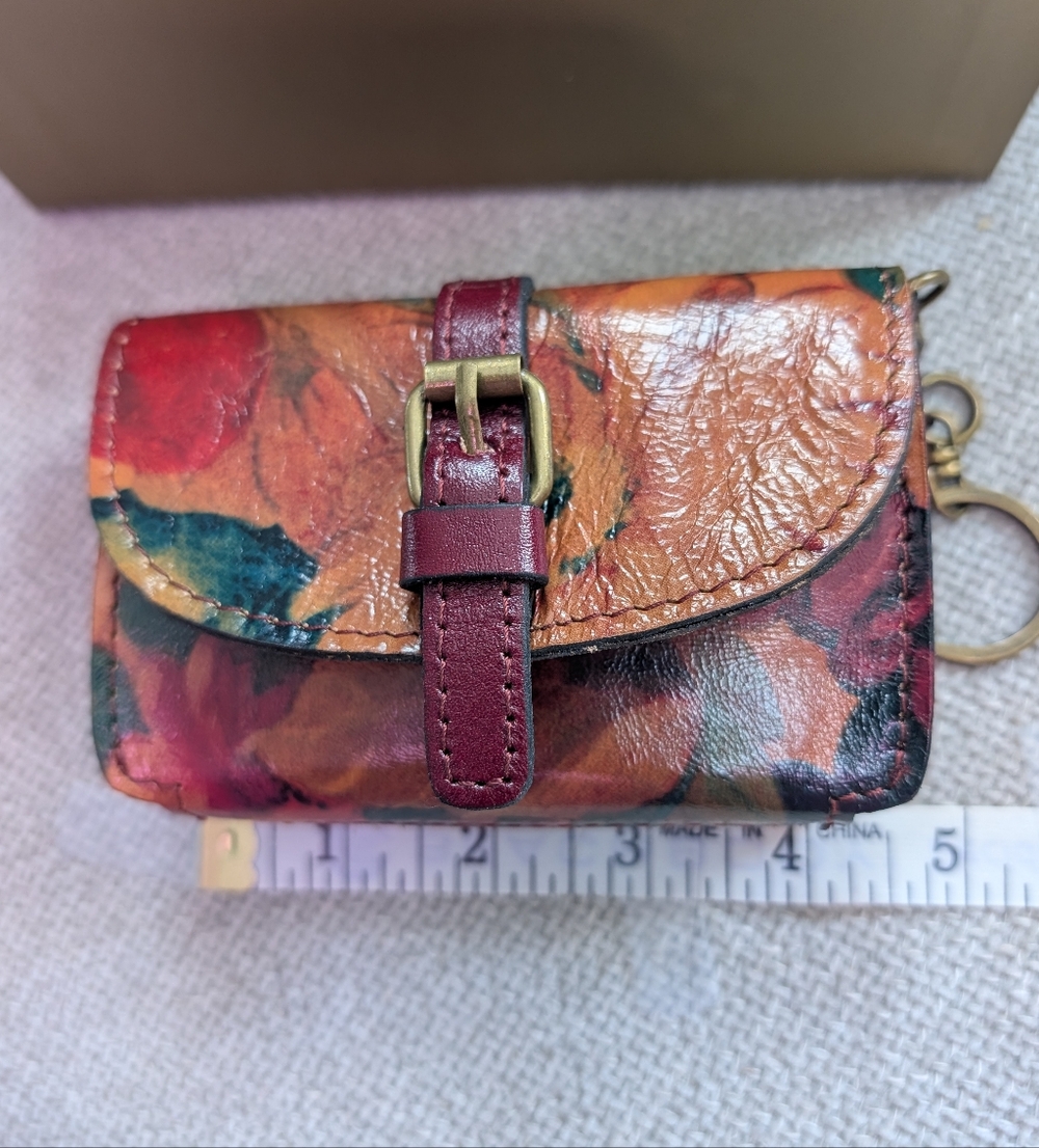 Colorful Leather Key & Card Holder Set - Picture 2 of 6